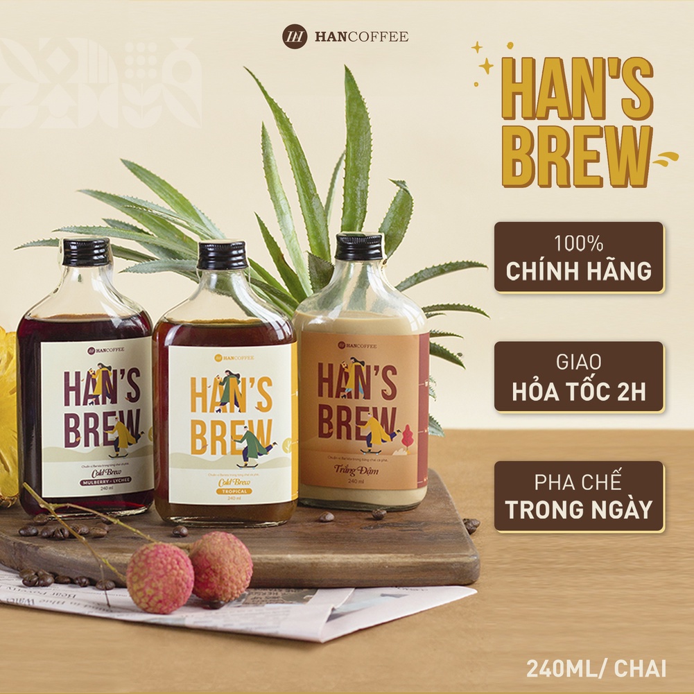 HANCOFFEE ボトルコーヒー Cold Brew 240ml