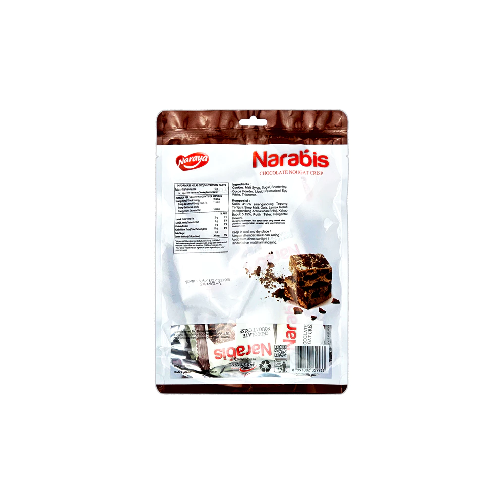 幸せのヌガー ナラビス チョコレート味 90gパック
