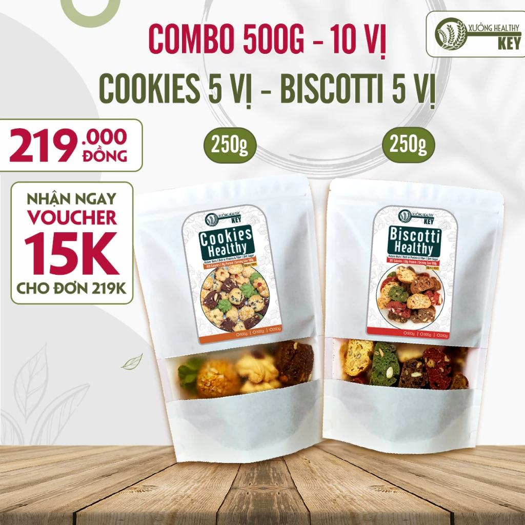 ヘルシーキー 全粒粉 500gアソート 低糖質 5種クッキー＆5種ビスコッティ