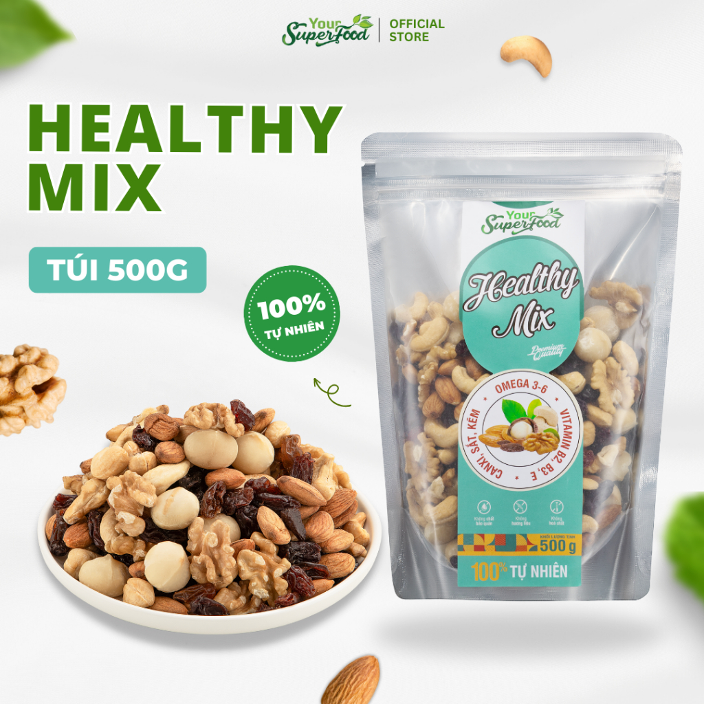 5種類のミックスグラノーラ スーパーグレイン 500g Your Superfood