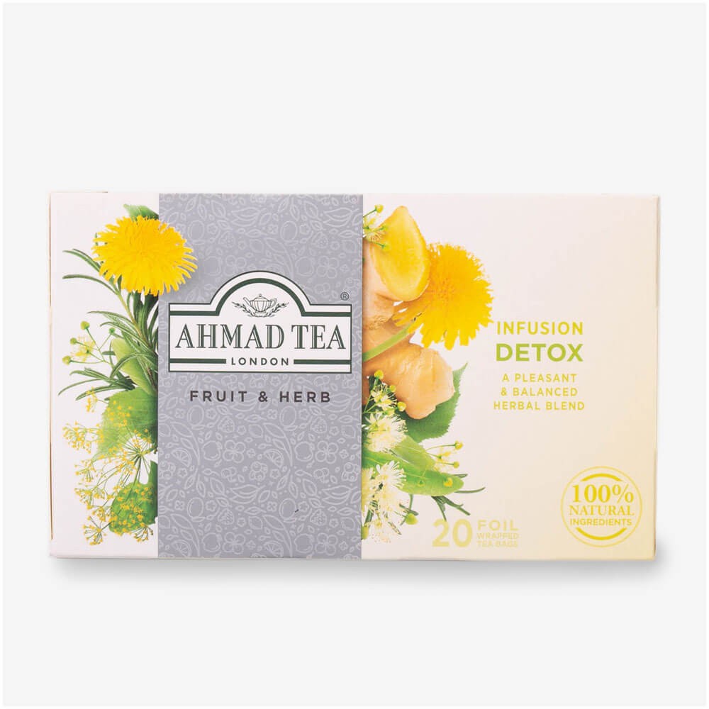 ハーブティー デトックス ティーバッグ 20袋×2g Ahmad Natural Benefit
