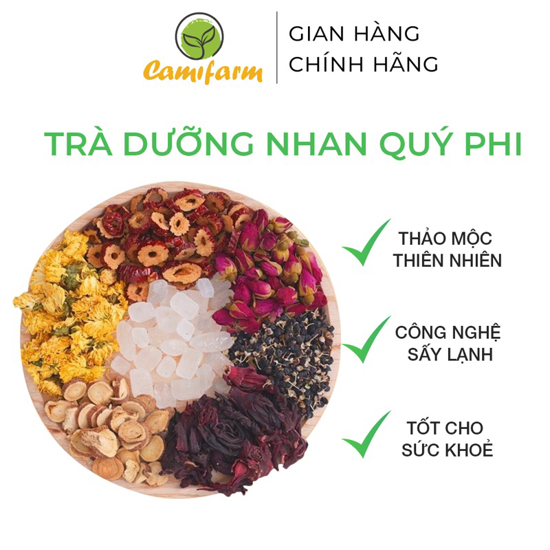 Trà viên đường nâu thảo mộc mix vị ngọt tự nhiên