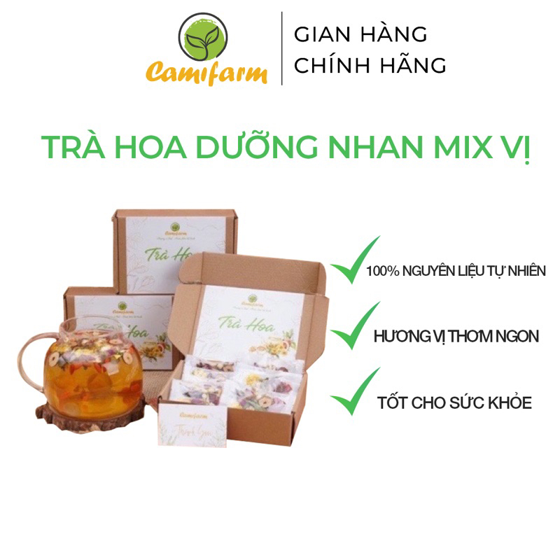 Trà viên đường nâu thảo mộc mix vị ngọt tự nhiên