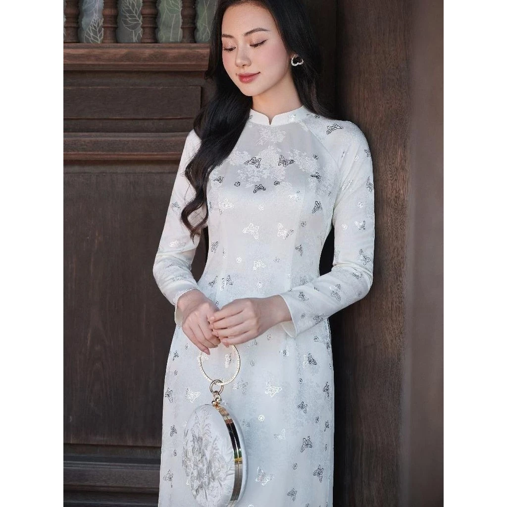 伝統的な花柄ベトナムアオザイの通販・個人輸入代行販売商品 - vietnam