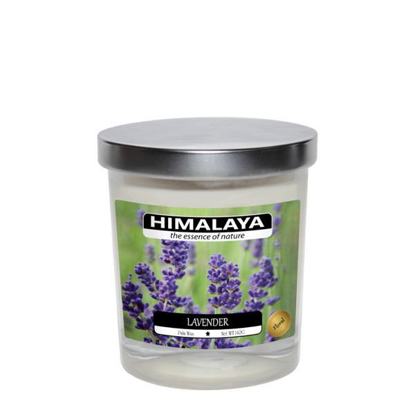 ヒマラヤ アロマ ラベンダーキャンドル リラックス効果 140g Himalaya