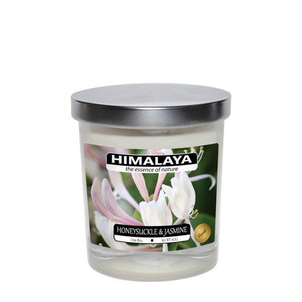 ヒマラヤ フローラルコレクション スイカズラ&ジャスミン キャンドル 140g Himalaya