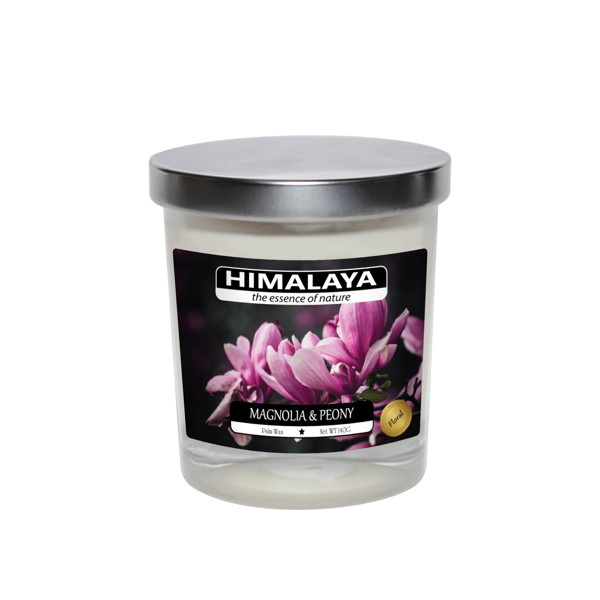 ヒマラヤ フローラルシリーズ アロマキャンドル モクレン&ボタン 1ウィック 140g Himalaya