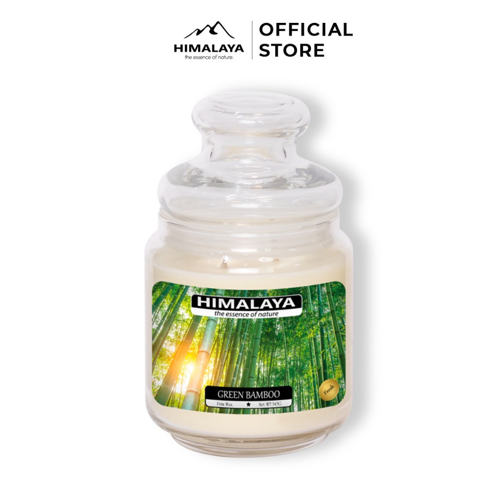 Himalaya グリーンバンブー アロマキャンドル 癒しの竹林の香り 343g