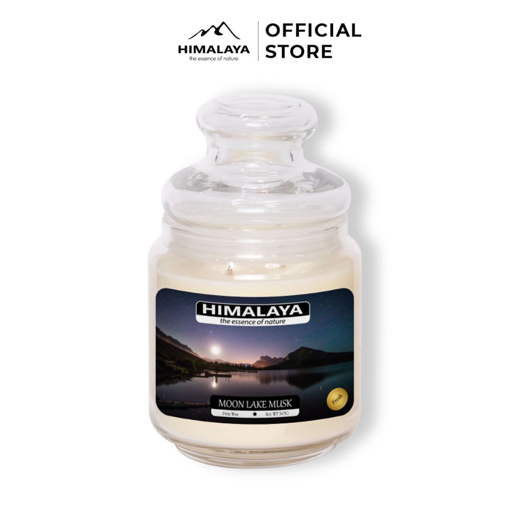 ヒマラヤ ムーンレイク ソイキャンドル ムスクの香り 343g Himalaya