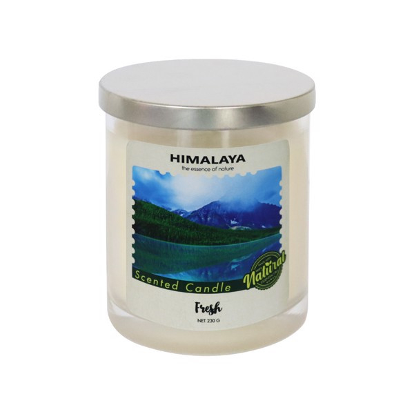 Himalaya ナチュラル アロマキャンドル フレッシュ 天然精油配合 230g