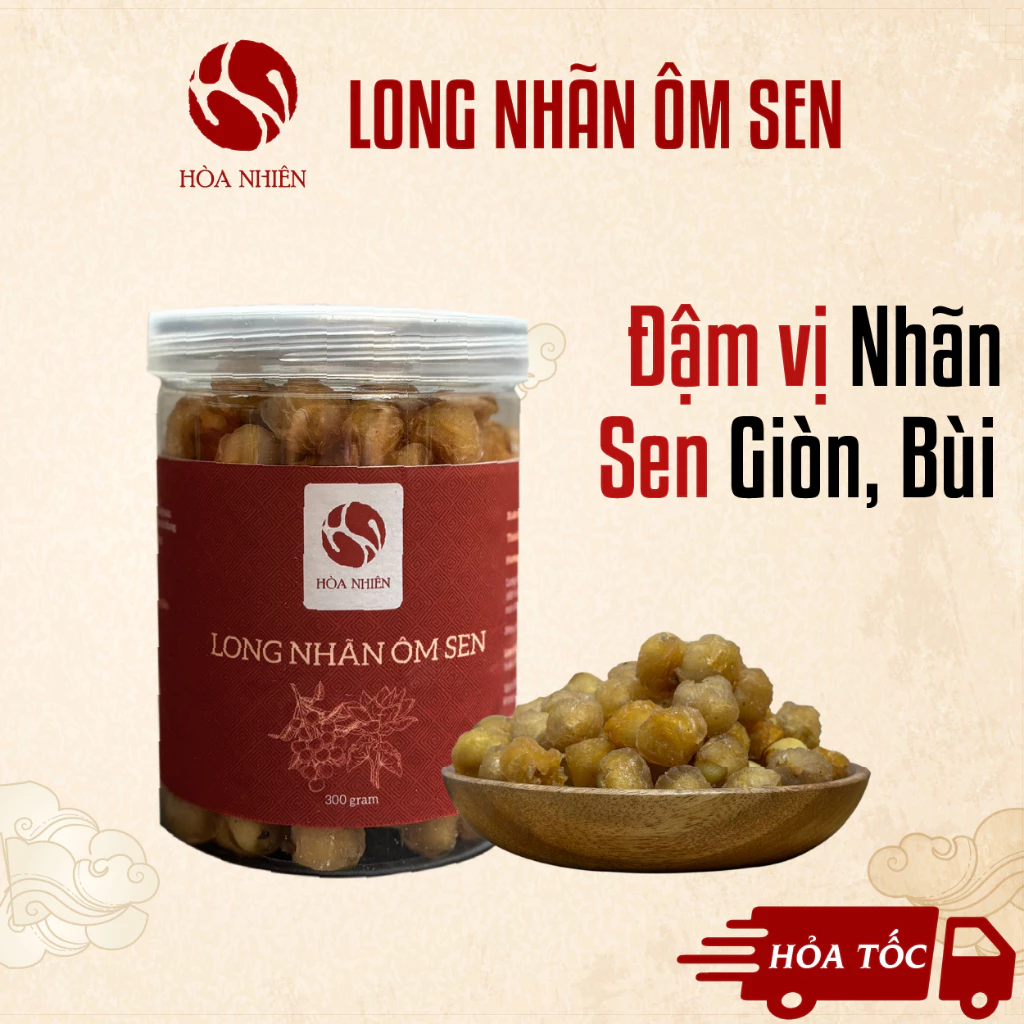 「ホアニエン」無糖リュウガンと蓮の実（300g瓶）濃厚なリュウガンとサクサク蓮の実