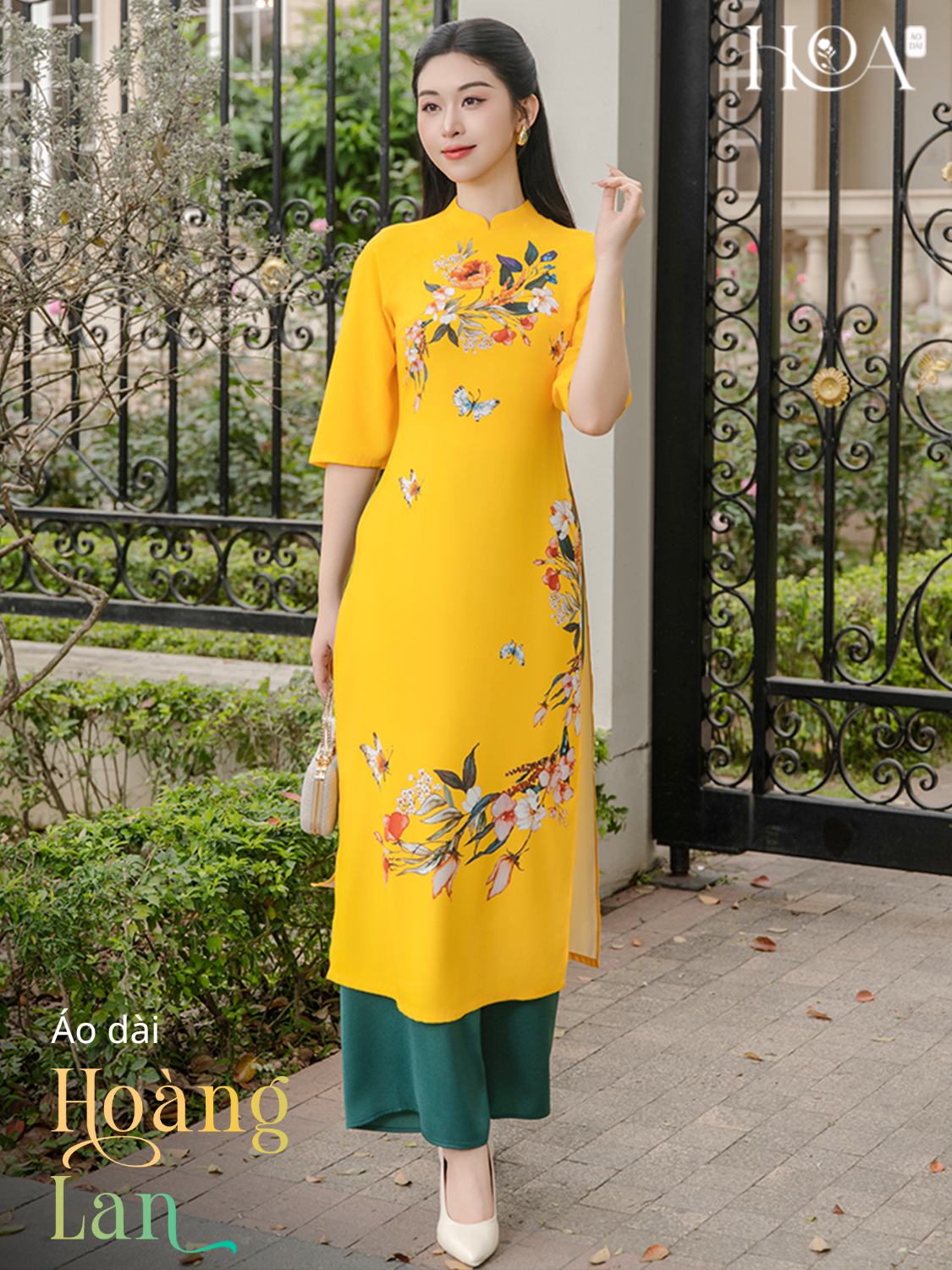 HOA Hoang Lan 女性用モダンアオザイセット