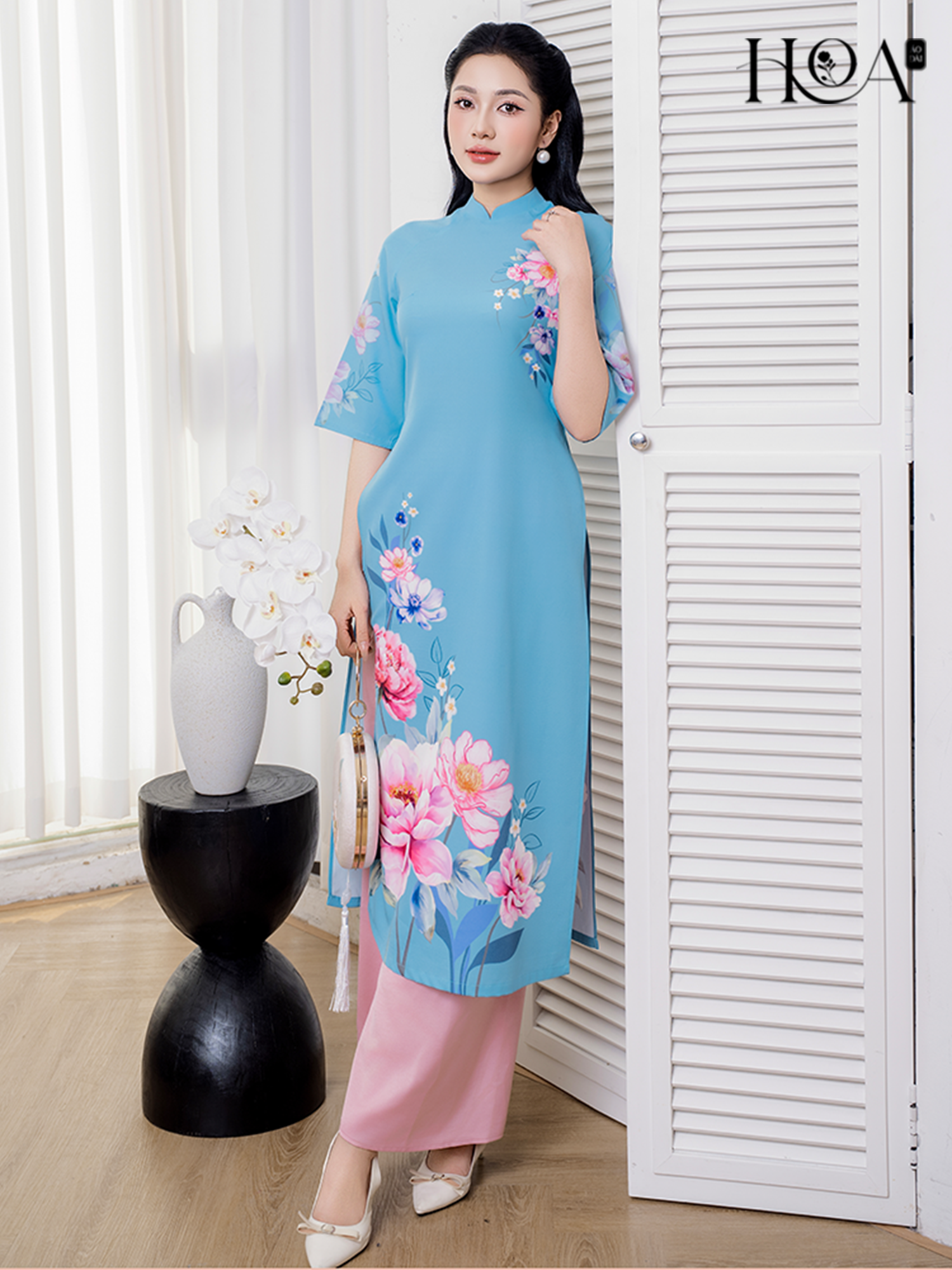 HOA Như Hoa 2 女性用のモダンなアオザイ セット