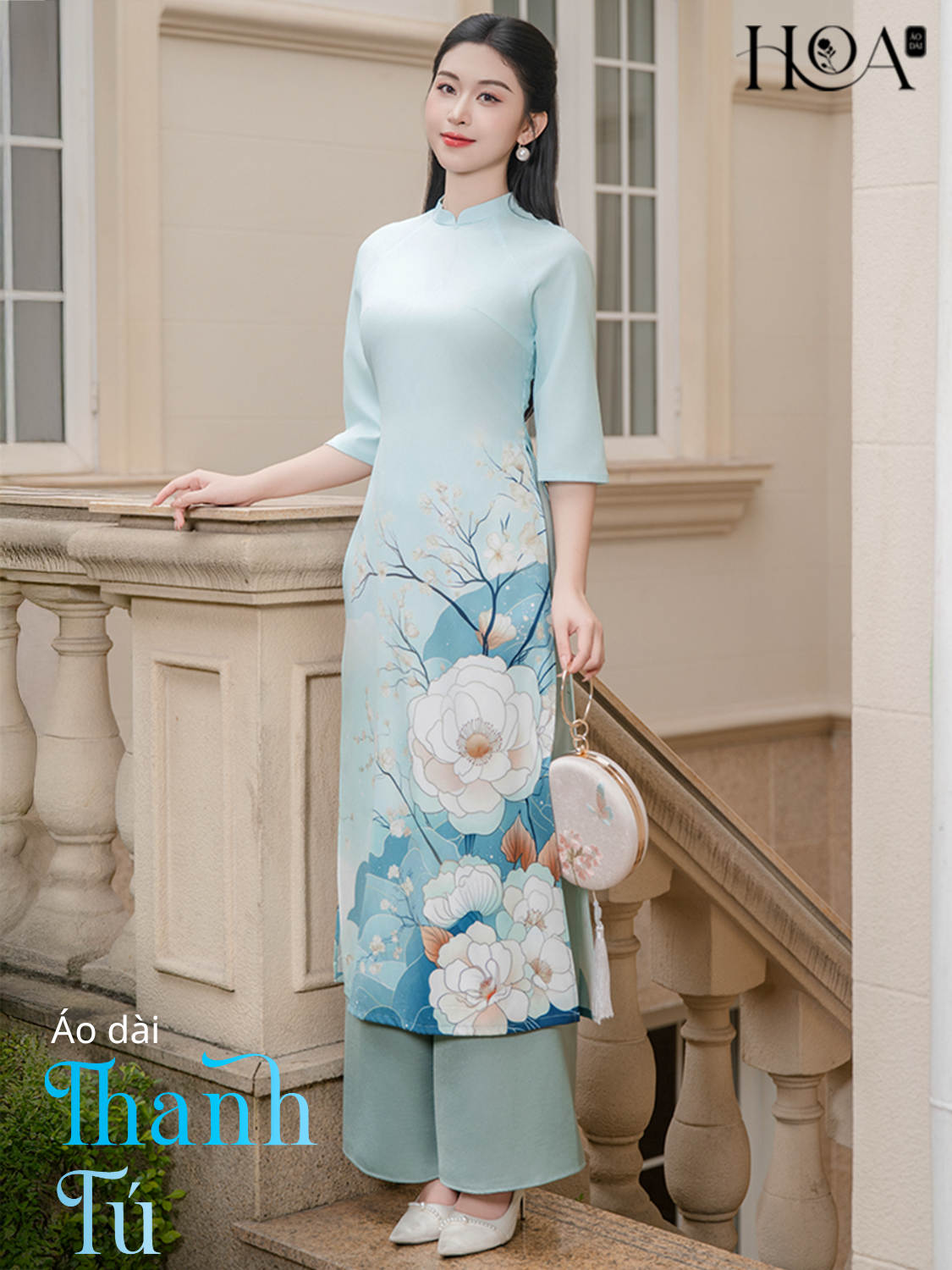 HOA Thanh Tu 女性用のモダンなアオザイ セット