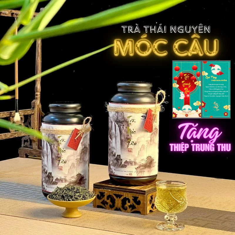 HOÀNG ĐAN TEA タンクオンタイグエン産 モックカウ茶 高級ギフトセット 茶道に最適 絶品緑茶 贈答品