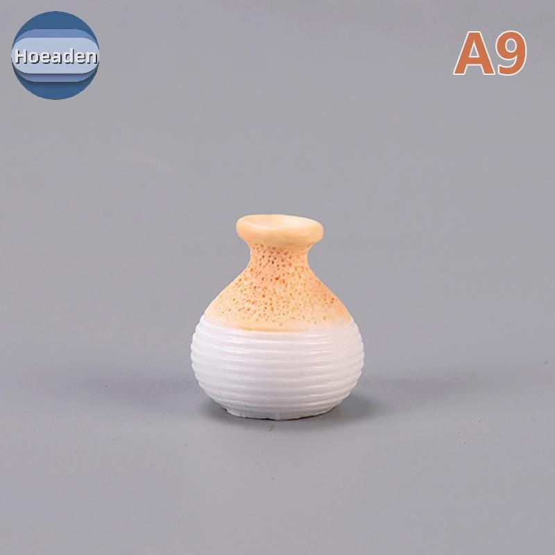 Hoeaden デコラティブ プラスチックフラワーベース A9 卓上観葉植物用 25cm