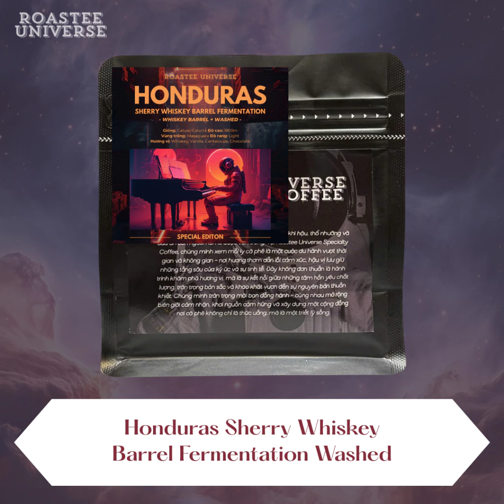 ホンジュラス スペシャルティコーヒー シェリーウイスキー樽発酵 挽き済み プアオーバー用 250g