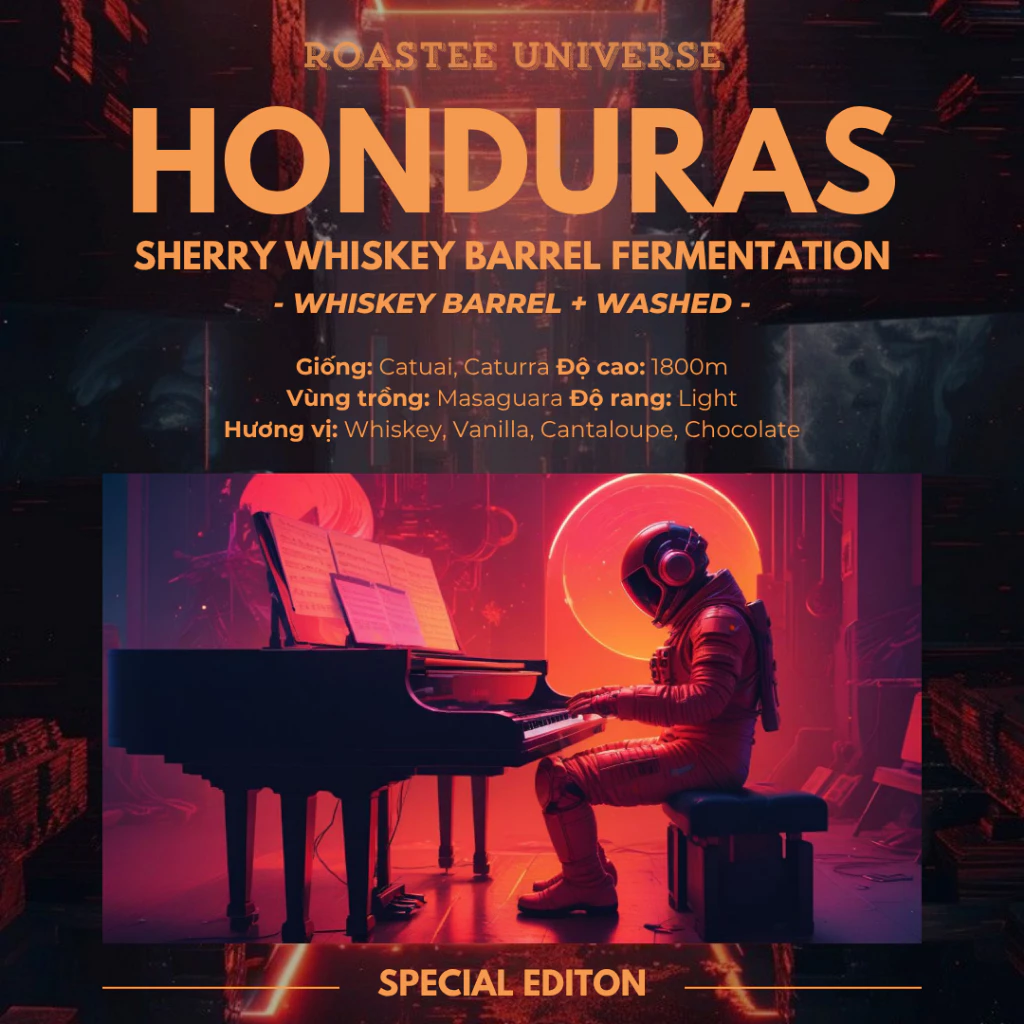 ホンジュラス スペシャルティコーヒー シェリーウイスキー樽発酵 挽き済み プアオーバー用 250g