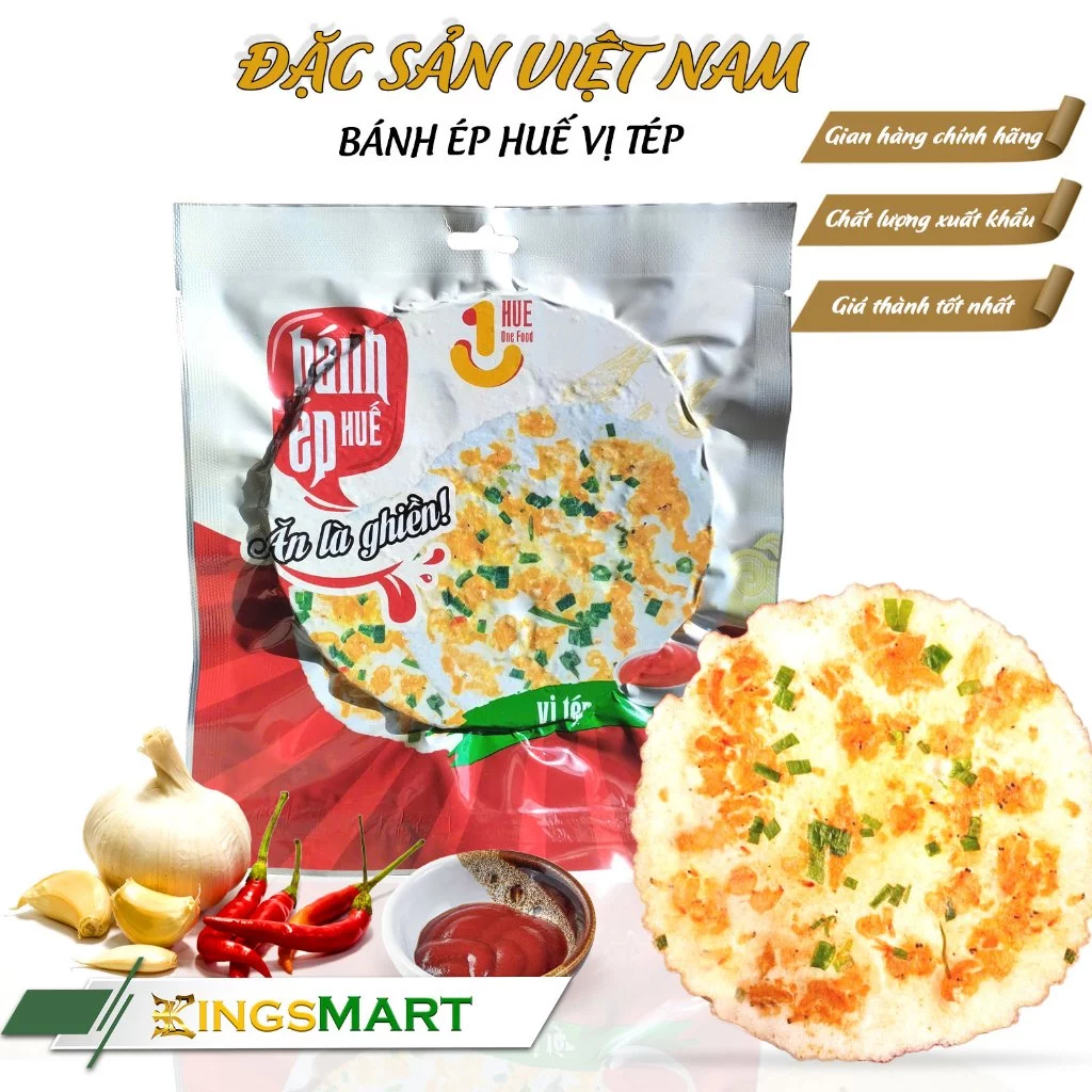 HUE ONE FOOD 古都フエの特産品 フエ風エビせんべいスナック 40g