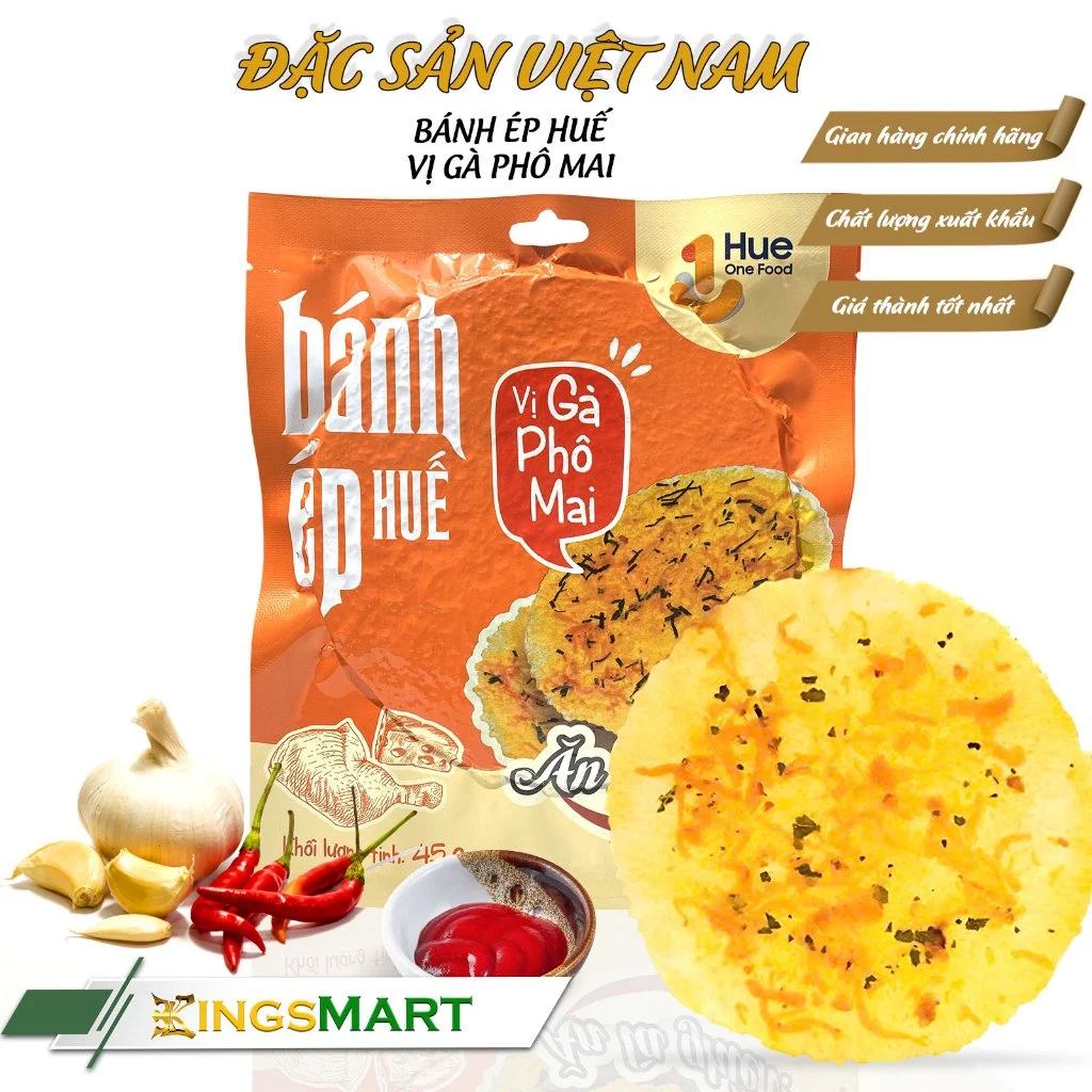 フエ ワン フード フエ伝統バインエップ チキンチーズ味スナック 40g