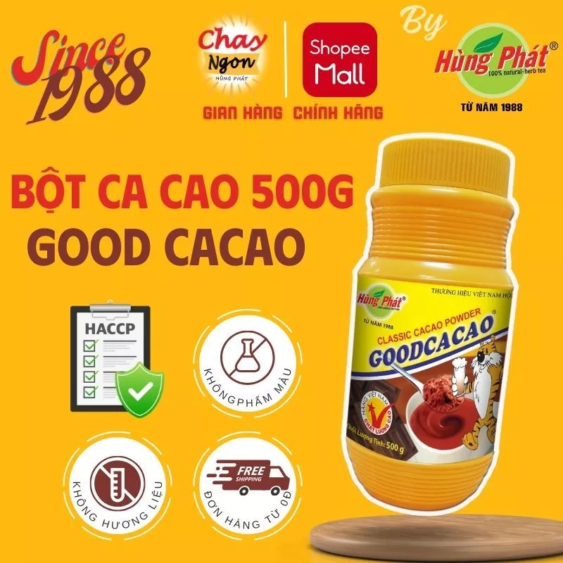 フンファット グッドカカオパウダー 500g - 飲んだらやみつき！絶品カカオ