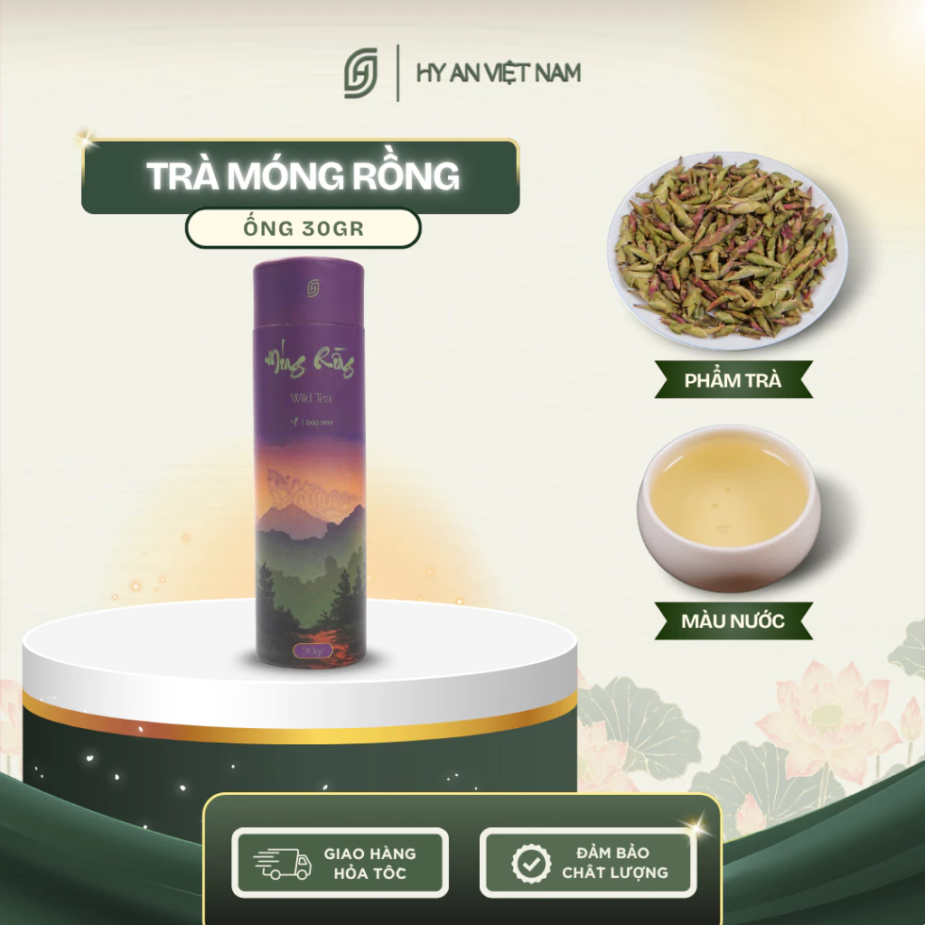 ハイアン特産 龍爪茶（ドラゴンクローティー）30g - 甘く爽やかな香り、高品質な森林緑茶