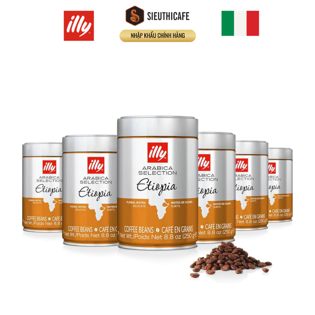 イリー コーヒー アラビカセレクション エチオピア 250g ホールビーンズ（焙煎豆）イタリア直輸入 | 華やかな香りと繊細な味わい