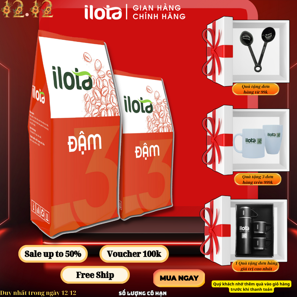 ILOTA 3 フィルター抽出用純粋焙煎粉コーヒー 1000g