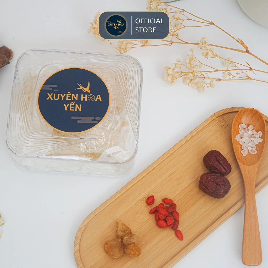 【30g/50g/100g】最高級 精製ツバメの巣 (燕の巣) ｜ Xuyen Hoa Yến ブランド - カインホア産 手選別・原形タイプ グレード1