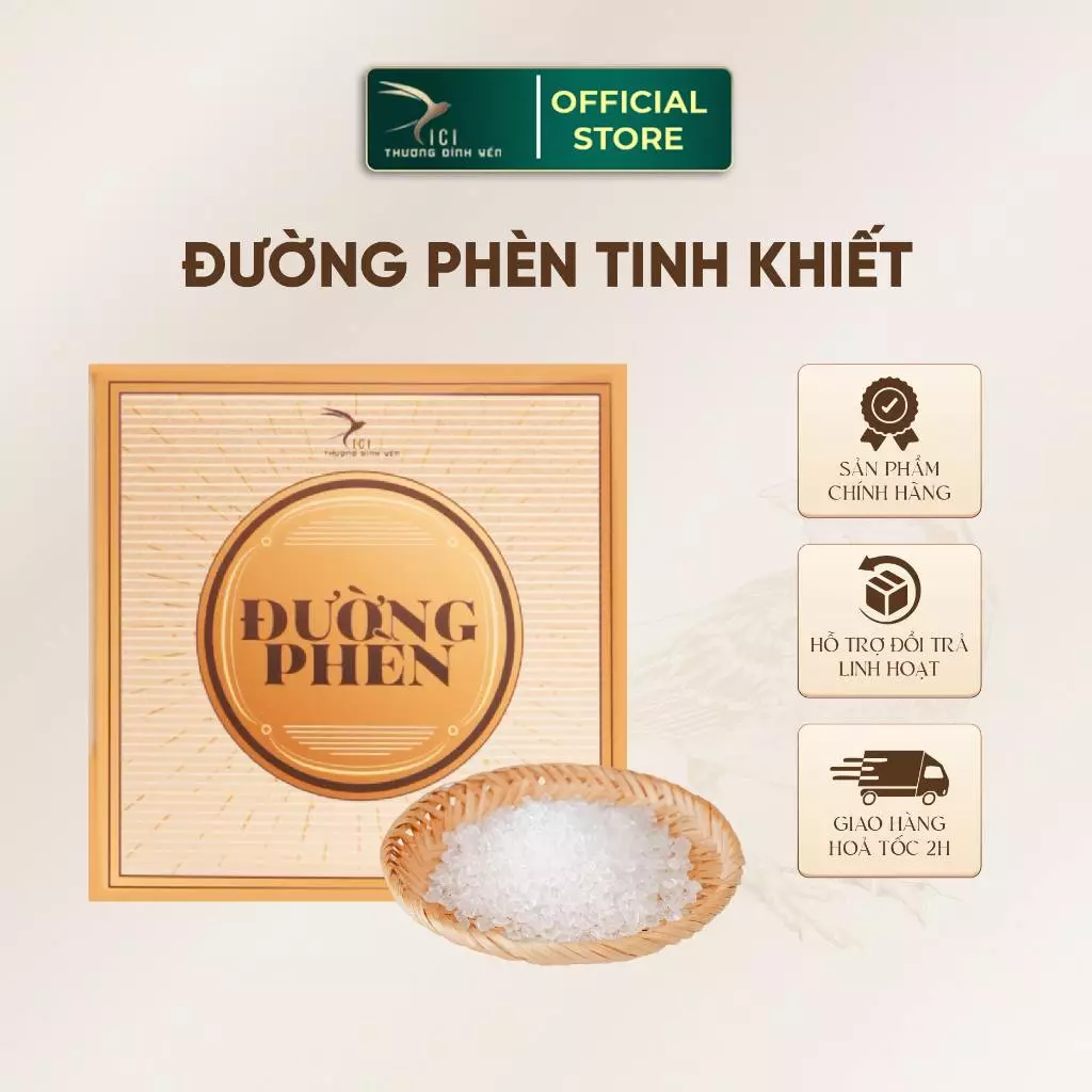 【贈答品】CiCi Thượng Đỉnh Yến 特製 白い粒状氷砂糖 200g - 肺を潤し、体を冷まし、胃に優しい
