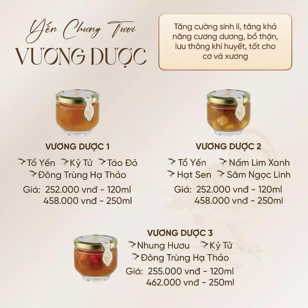 CiCi thượng Đỉnh Yến カインホア産 純粋生燕の巣ゼリー (120-250ml) - 弾力 sợi Dai 温製