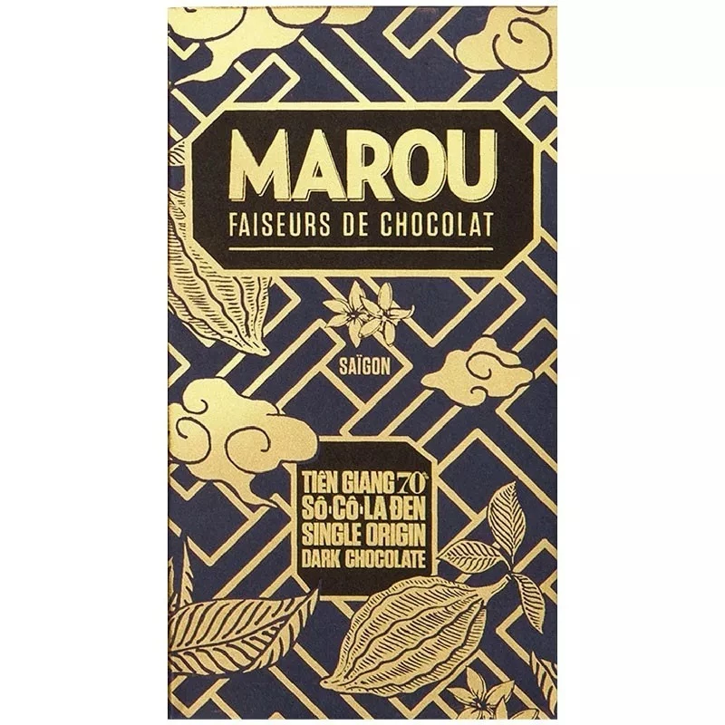 マルーチョコレート - ティエンザン産カカオ70% 80g - 自然な甘さと魅惑の味わい