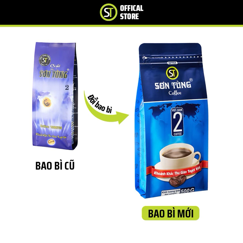 SƠN TÙNG COFFEE 伝統ブレンド 挽き豆フィルターコーヒー No.2 グリーン 500g