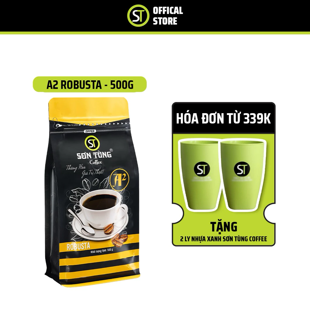 ソン・トゥンコーヒー 伝統A2 ロブスタST 挽き豆 フィルター用 500g