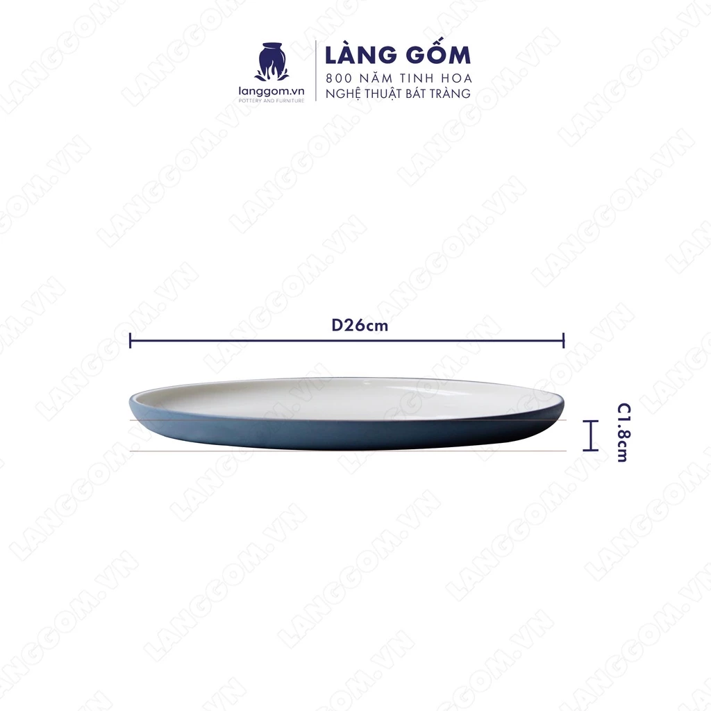 Làng Gốm バッチャン焼き 高級セラミック カップ&プレートセット 無地 マット釉
