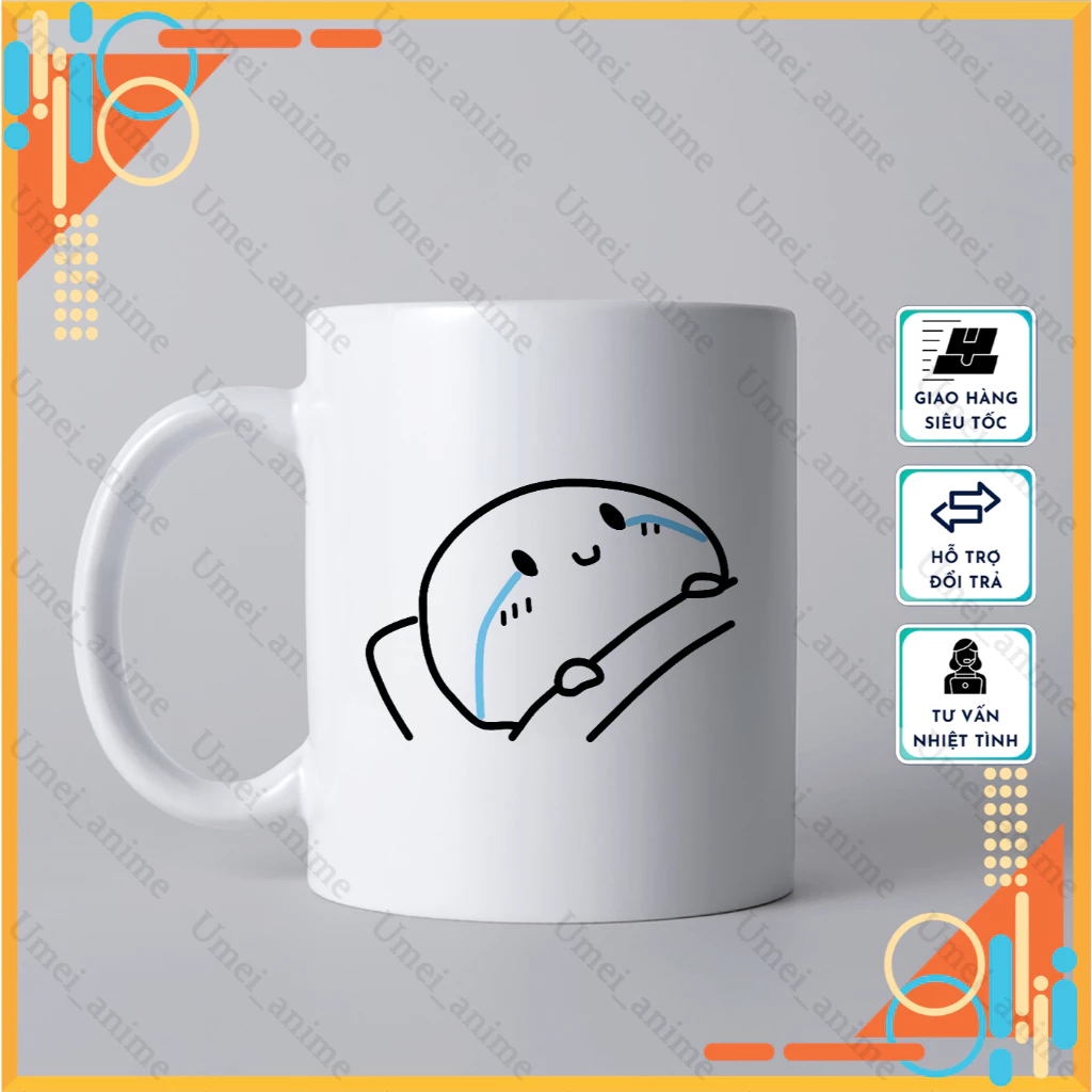 「トロック・チャン」可愛い絵柄入りカスタムセラミックマグカップ 330ml:名入れ・パーソナライズギフト、日常使いに最適