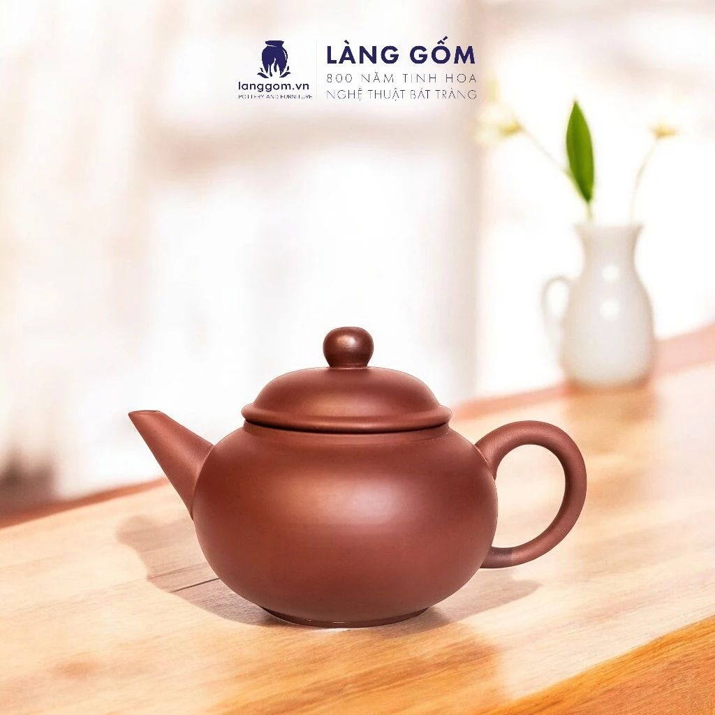 LÀNG GỐM製 高級バッチャン焼 紫砂急須『飛来』 – 茶道・お茶会に最適な逸品