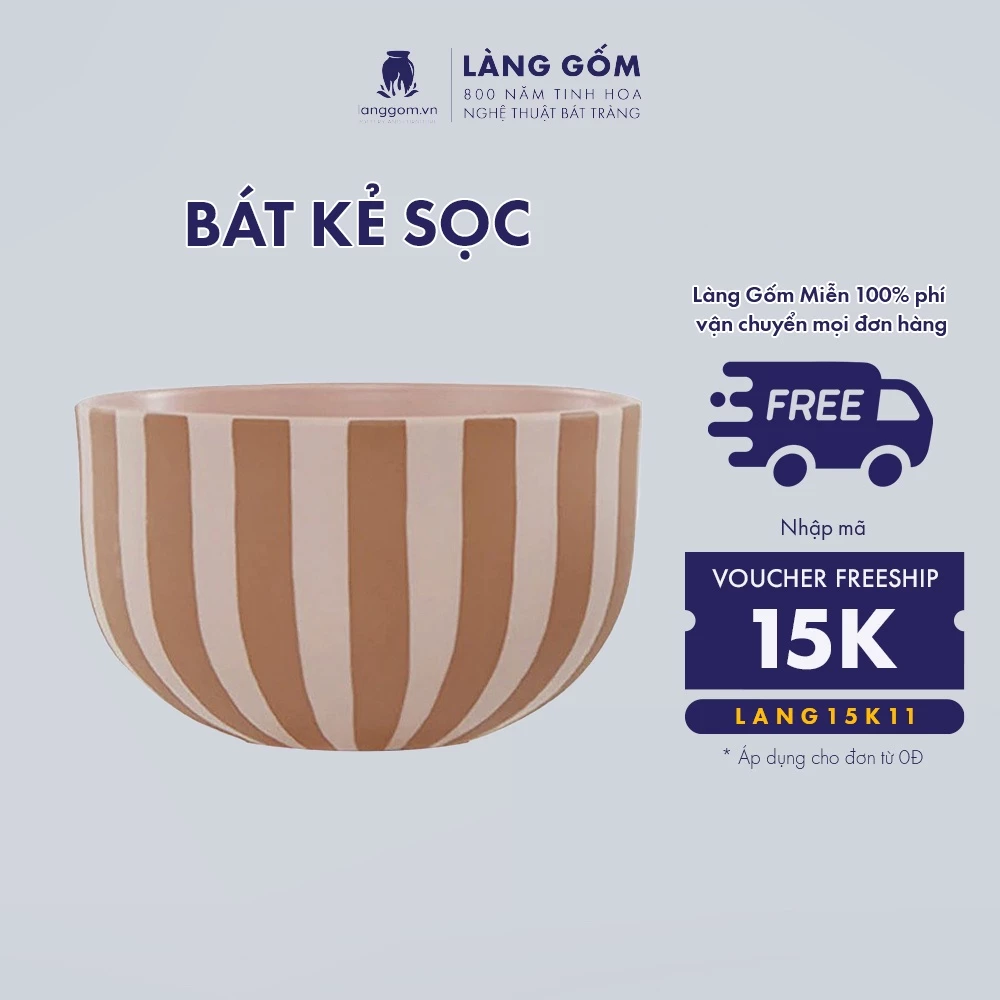 LÀNG GỐM製 ヨーロッパ風 マット釉薬 セラミックボウル 小鉢 - 白い内側、ベーシックデザイン (ご飯・麺・料理用)