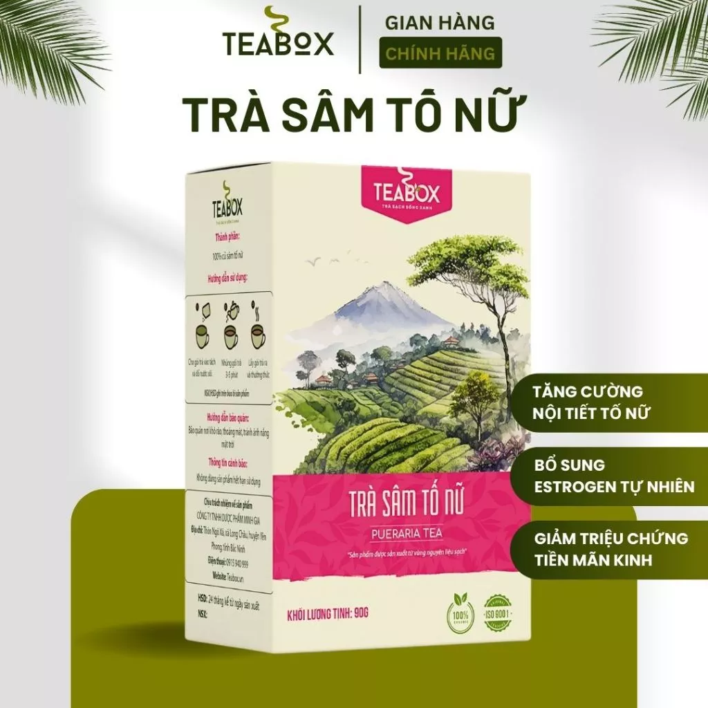 女性の健康と美容に！プエラリアミリフィカ配合 Sâm Tố Nữ茶 30袋入 (Teabox)
