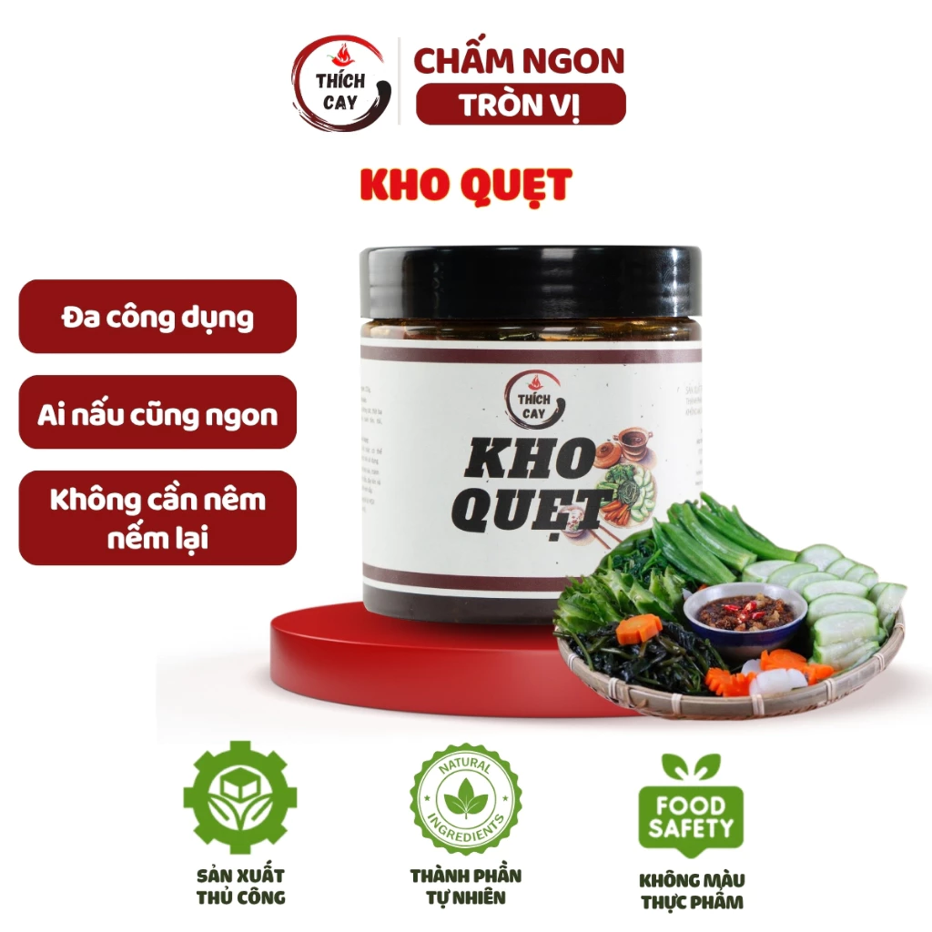 「Thích Cay（ティッチカイ）」海老と豚肉のコー・クエット150g - 手軽に本格ベトナム旨辛ディップソース