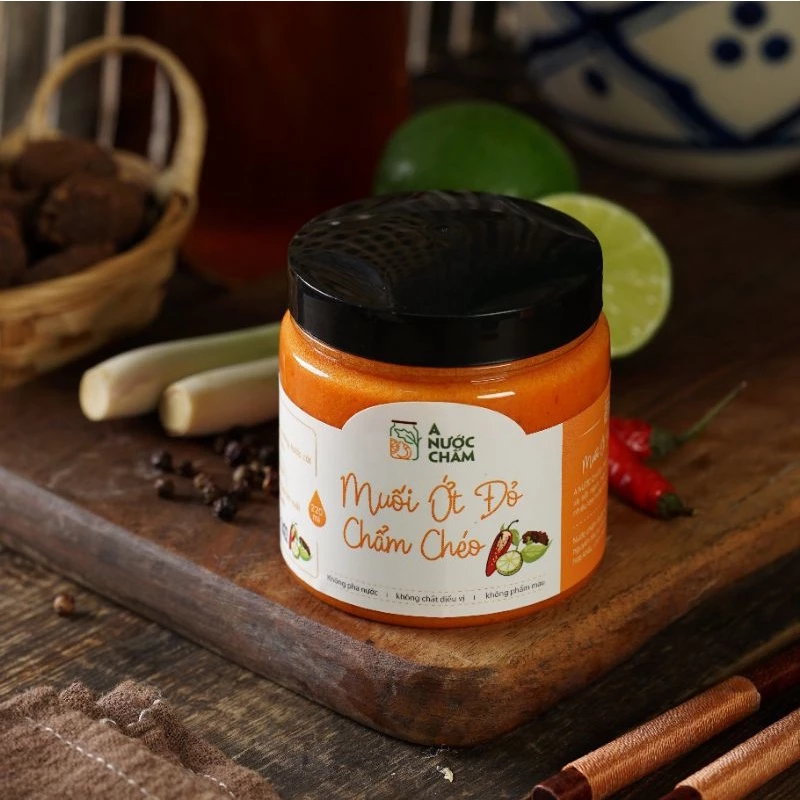 Aヌックチャム 特製 タイバック式 Chẩm Chéo（チャムチェオ） 赤唐辛子ソース - 焼き肉・BBQ・海鮮に