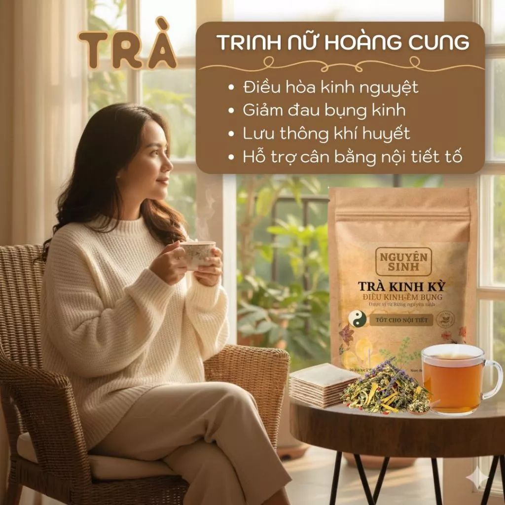 貞女黄宮茶（ツリガネズイセン茶） – ベトナム産ハーブの優しい風味、女性のためのケア、便利な20Pティーバッグ