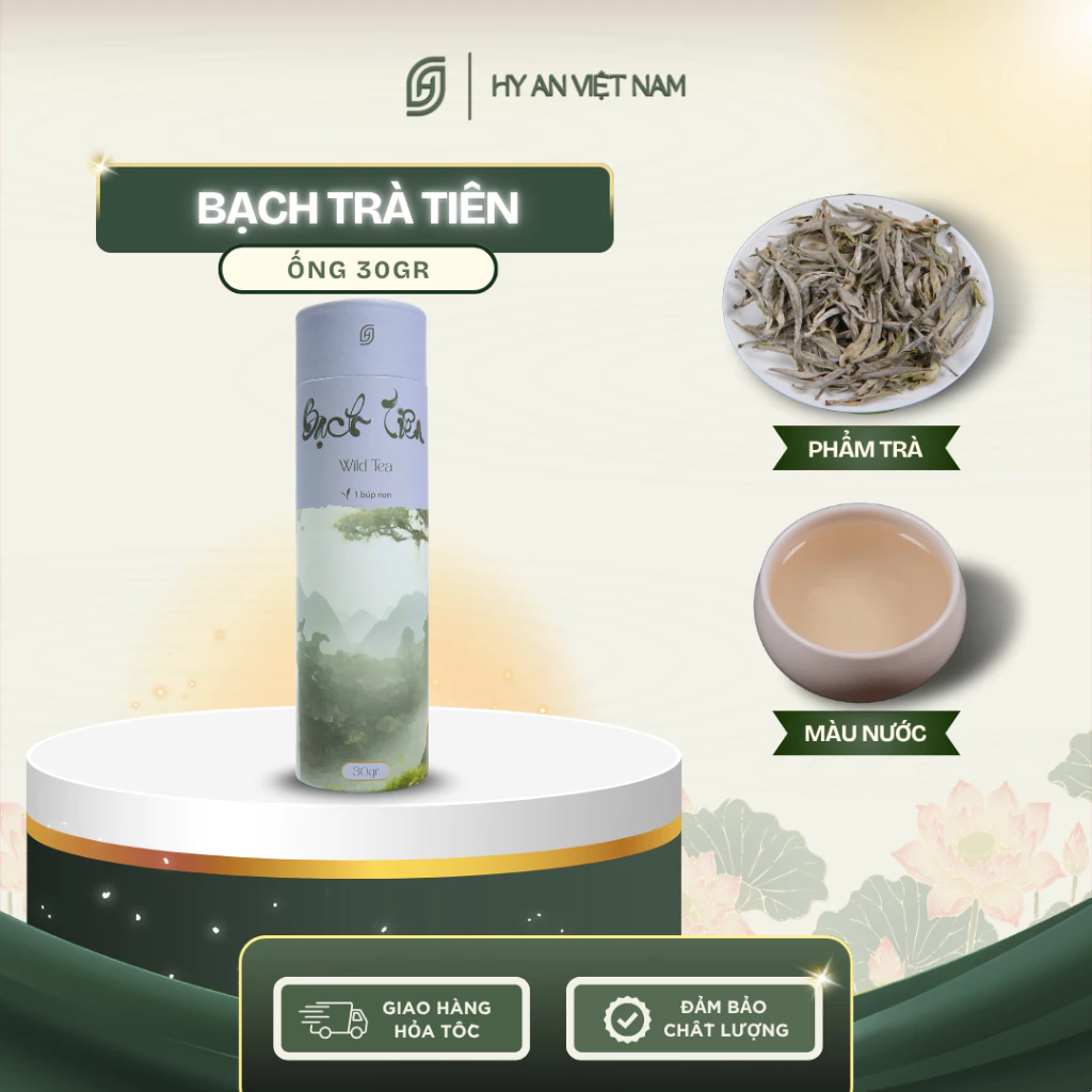 【Hy An】仙ヒアン白茶 30g – ベトナム産 野生オーガニック高級白茶