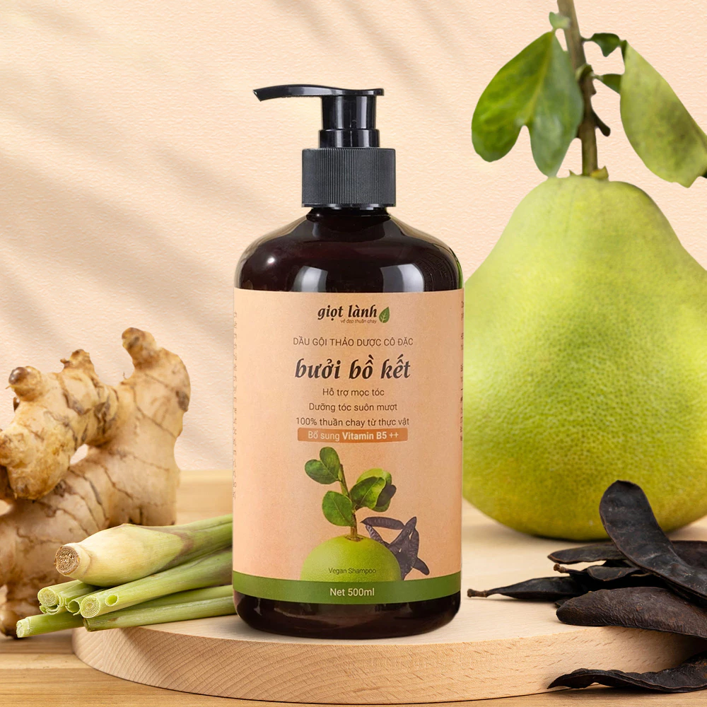 Giọt Lành ヴィーガン ポメロ＆ボウケット ハーブシャンプー 500ml