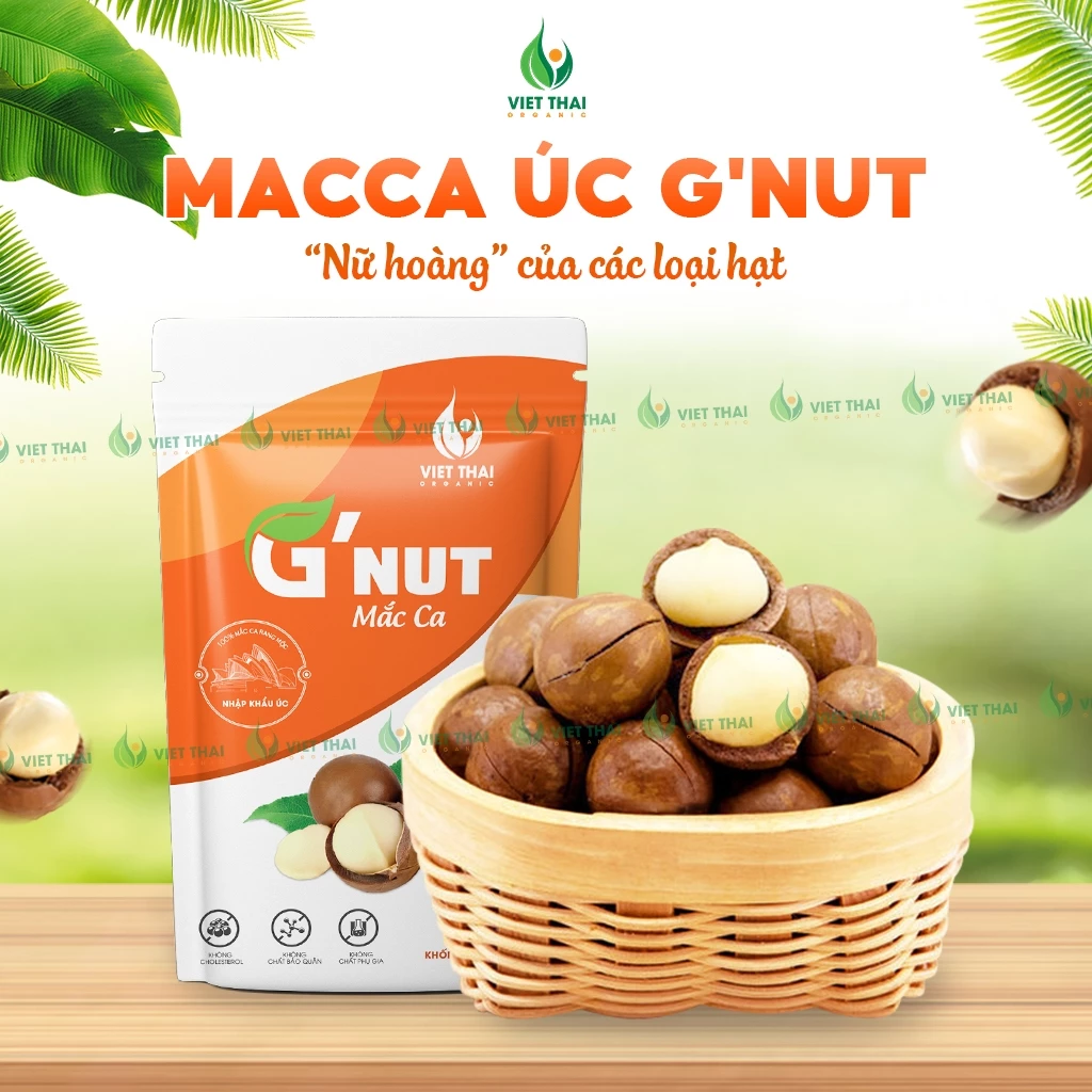 G'Nut ベトタイオーガニック オーストラリア産マカダミアナッツ 500g | 濃厚ヘルシー&EATCLEAN