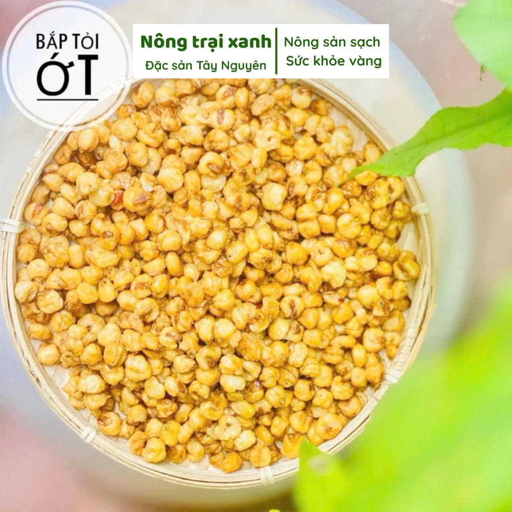 【100g】Nông Trại Xanh（ノンチャイサン農園） ガーリックチリ魚醤コーンスナック | サクサク旨辛ベトナムおつまみ