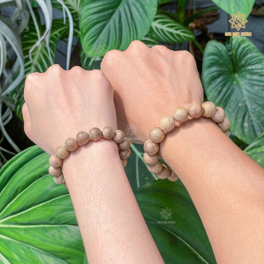 Sơn Mộc Hương 高品質天然沈香ブレスレット「トックキエン」ユニセックス – 幸運、平和、財運のお守り