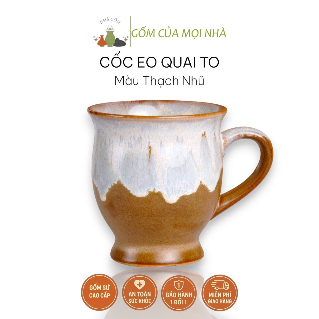 バッチャン窯変釉マグカップ 500ml 大容量 テーパードボディ 高品質セラミック ティーカップ コーヒーカップ