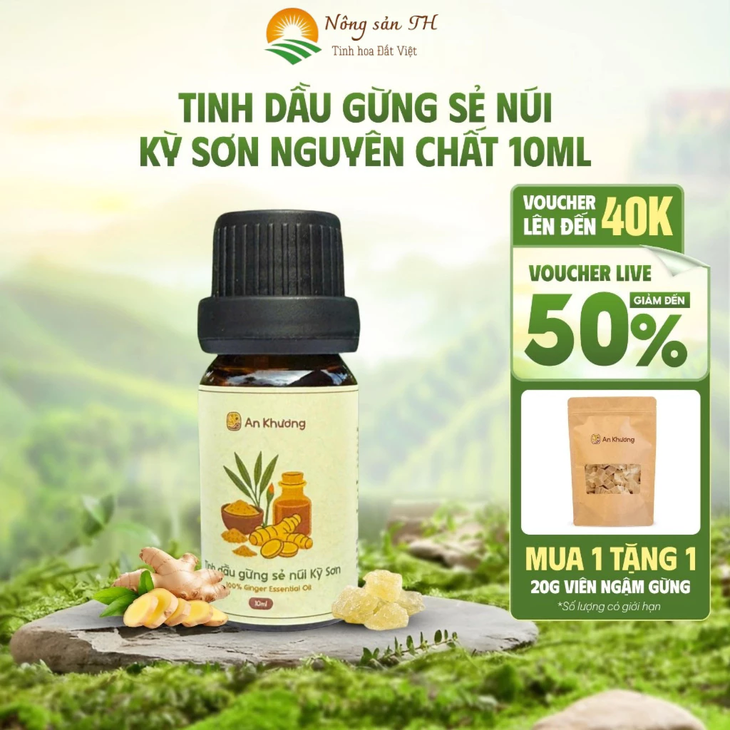 アンクォン キソン生姜100%ピュアエッセンシャルオイル – 痛み緩和・温活・自然なリラックス