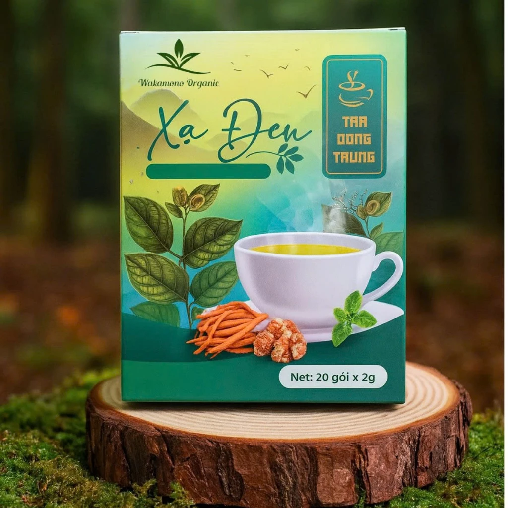 冬虫夏草＆サデン（Xạ đen）配合 WAKAMONO ハーブティー 20包
